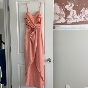 Coral dress